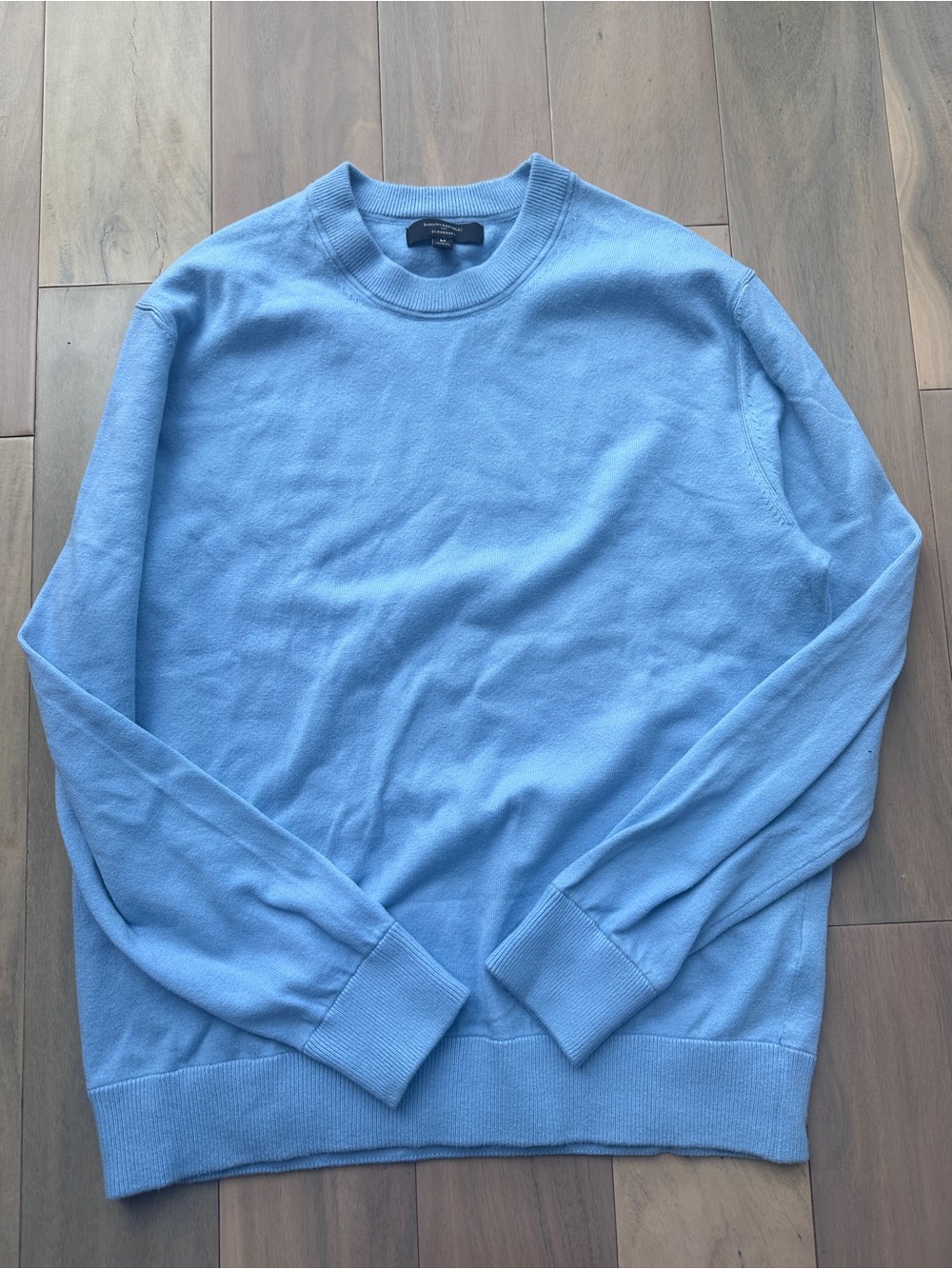 Banana republic, cloud, soft, baby blue sweater, size medium